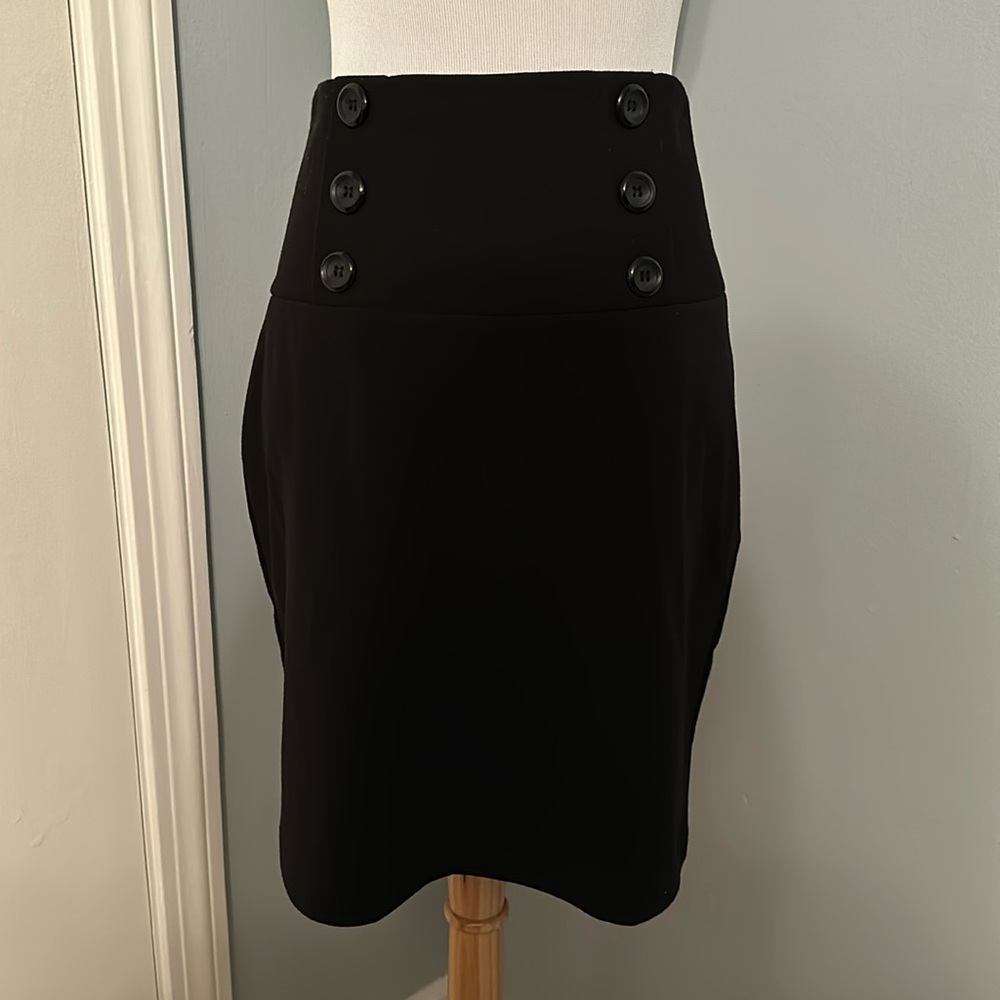 Black pencil skirt